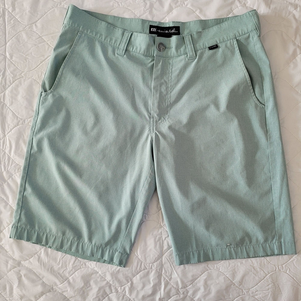 Mint Green Travis Mathew Shorts
